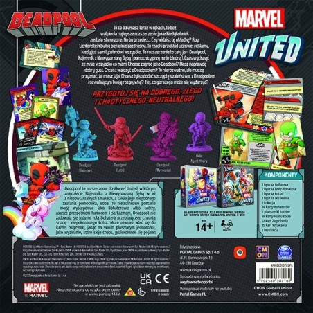 Marvel United: X-men Deadpool (edycja polska) (przedsprzedaż)