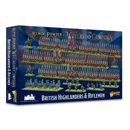 Black Powder Epic Battles: Waterloo - British Highlanders & Riflemen