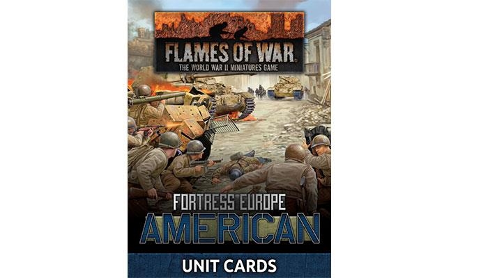 Flames of War: Fortress Europe: American Unit Cards (27x Cards) (FW261U)