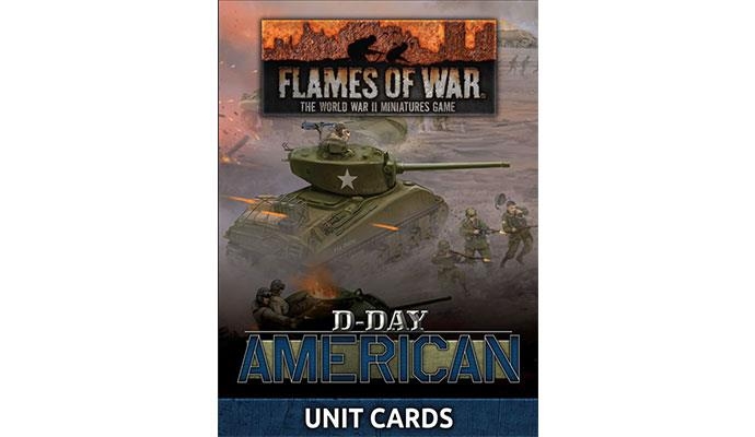 Flames of War: D-Day American Unit Cards (FW262U)