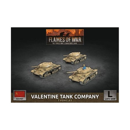 Flames of War: Valentine Tank Company (SBX69)