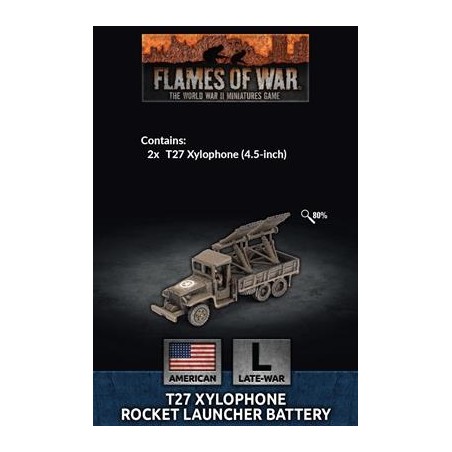 Flames of War: T27 Xylophone Rocket Launcher Battery (US145)