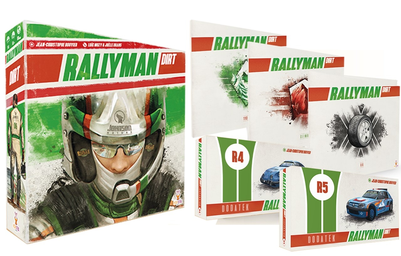 Rallyman Dirt (edycja polska) + wszystkie dodatki