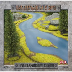 Battlefield in a Box - River Expansion: Island (BB513)