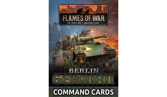 Flame of War: Berlin: German Command Cards (52x Cards) (FW273C)
