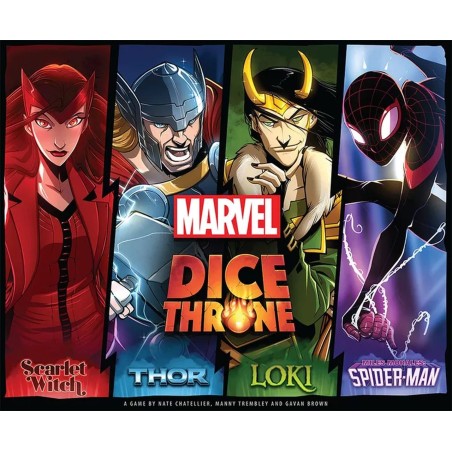 Marvel Dice Throne: Scarlet Witch v. Thor v. Loki v. Spider-Man (edycja angielska)