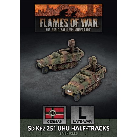 Flames of War: Sd Kfz 251 Uhu Half-Tracks (GBX194)