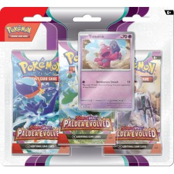 Pokémon TCG: Scarlet & Violet - Paldea Evolved - 3-Pack Blister - Tinkatink