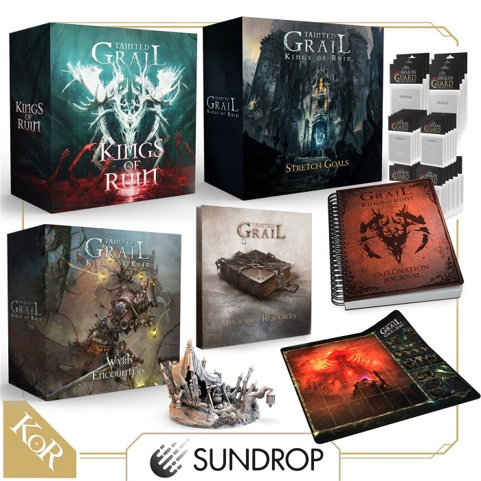 Tainted Grail: Kings of Ruin Grail Pledge SUNDROP (edycja polska Gamefound + SG) (przedsprzedaż)