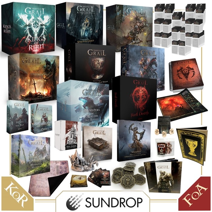 Tainted Grail: One True King Pledge SUNDROP - retail (edycja polska Gamefound + SG) (przedsprzedaż)