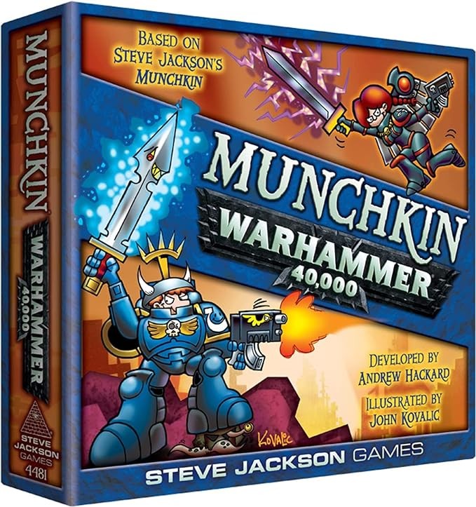 Munchkin: Warhammer 40.000 (edycja angielska) (Gra uszkodzona)
