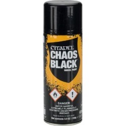 Citadel - Chaos Black Model Paint spray 